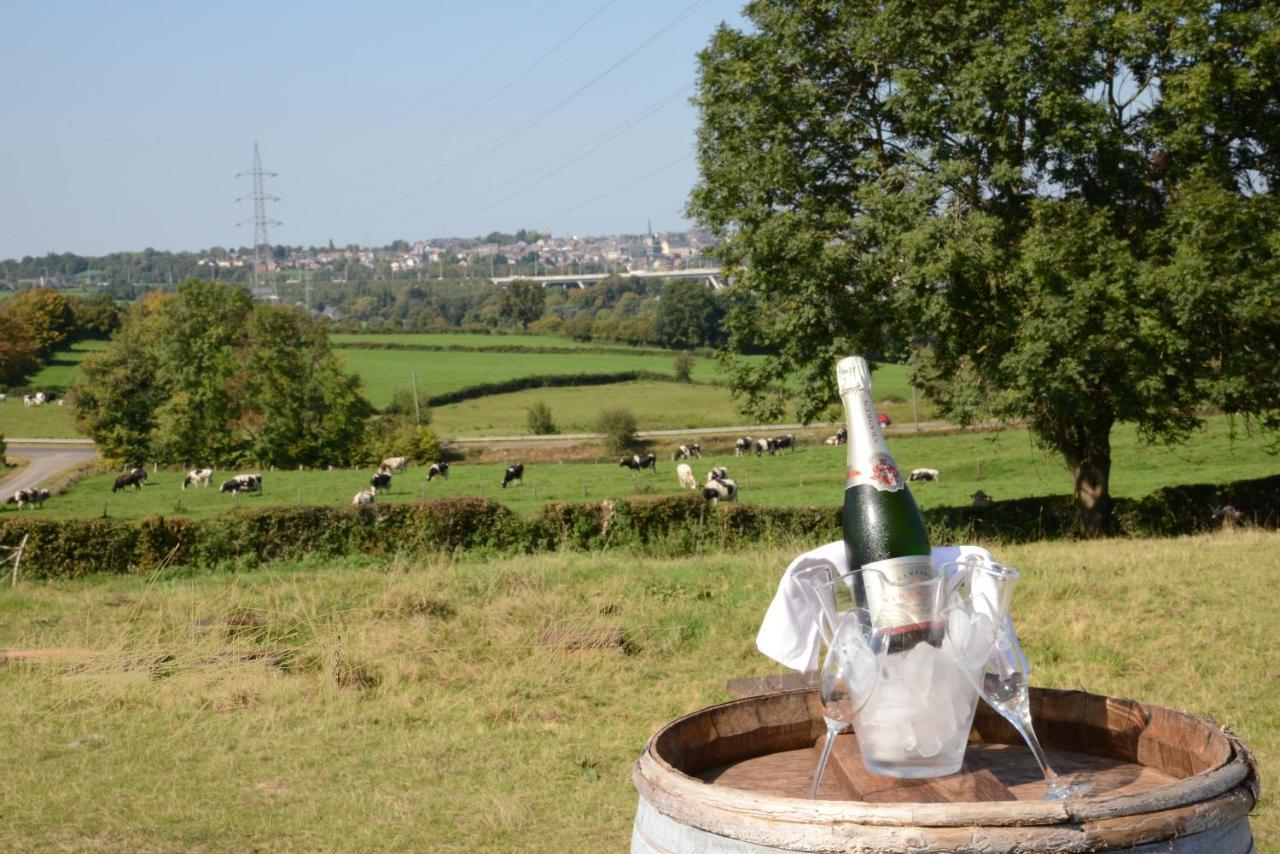Les Coteaux Du Vinave Panzió Herve Kültér fotó