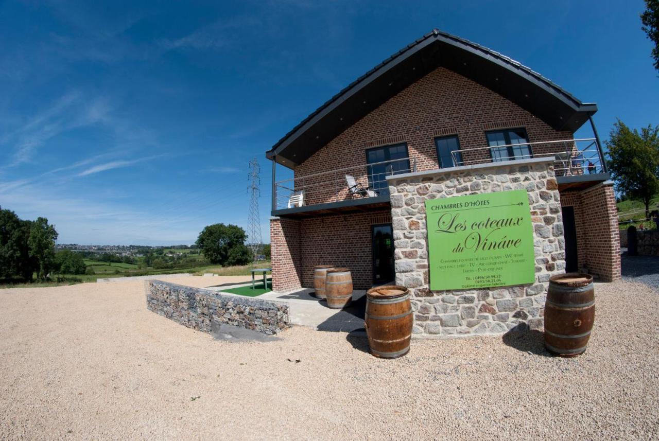 Les Coteaux Du Vinave Panzió Herve Kültér fotó