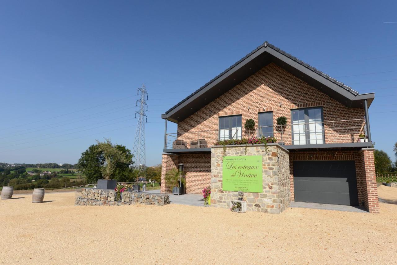 Les Coteaux Du Vinave Panzió Herve Kültér fotó